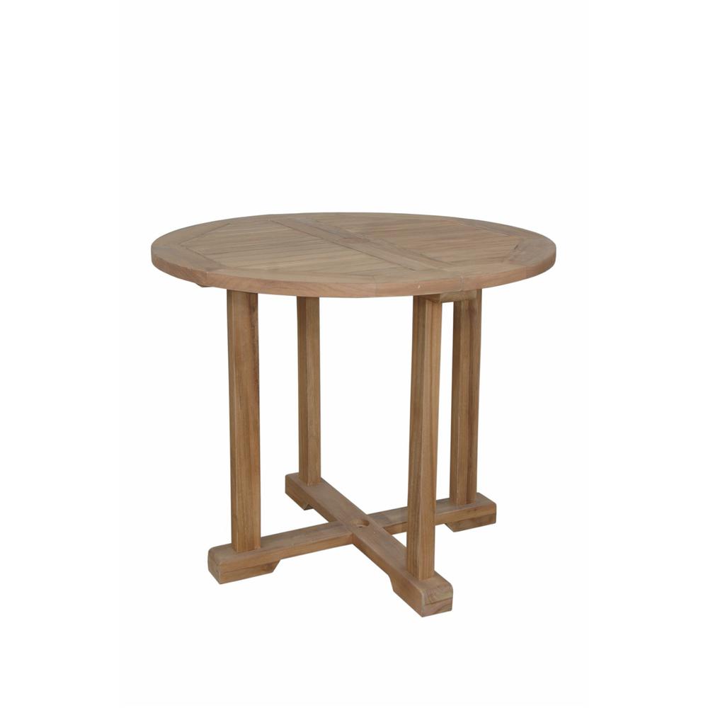 Montage 35" Bistro Round Table By Anderson Teak | Outdoor Tables | Modishstore