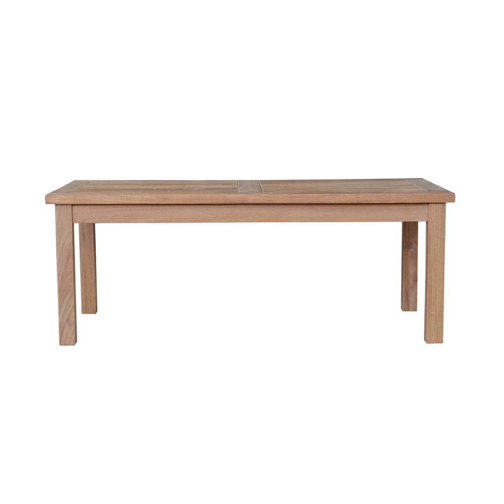 Montage Coffee Table  48"W 24"D 18"H By Anderson Teak | Outdoor Tables | Modishstore - 3