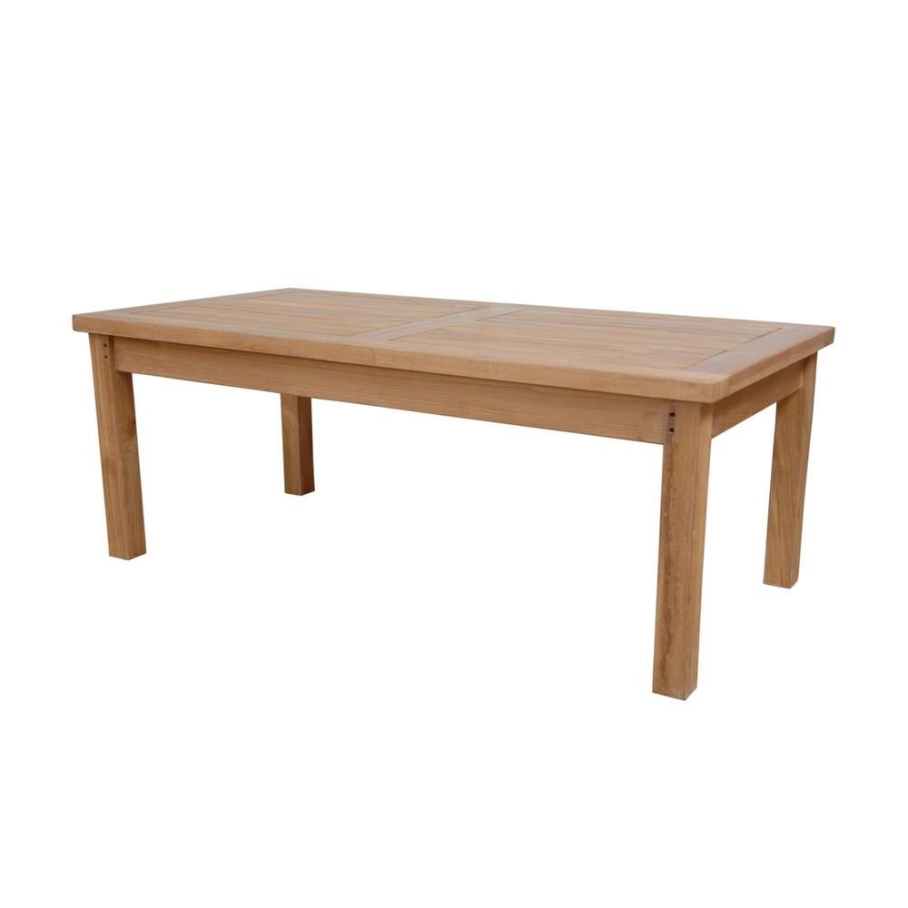 Montage Coffee Table  48"W 24"D 18"H By Anderson Teak | Outdoor Tables | Modishstore - 2