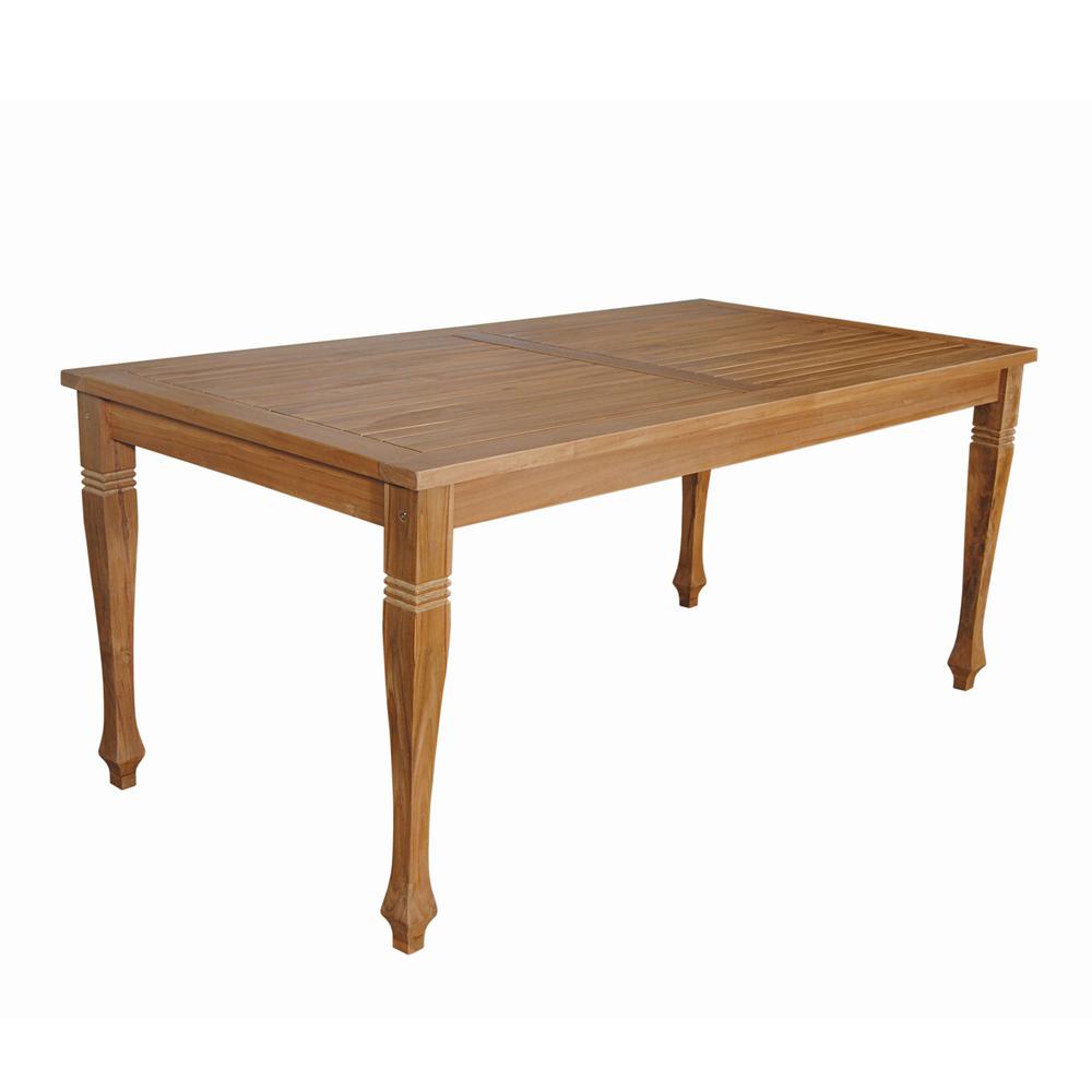 Rockford Rectangular Dining Table By Anderson Teak | Outdoor Tables | Modishstore - 2