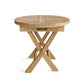 Bahama 20" Mini Side Round Folding Table By Anderson Teak | Outdoor Tables | Modishstore - 2
