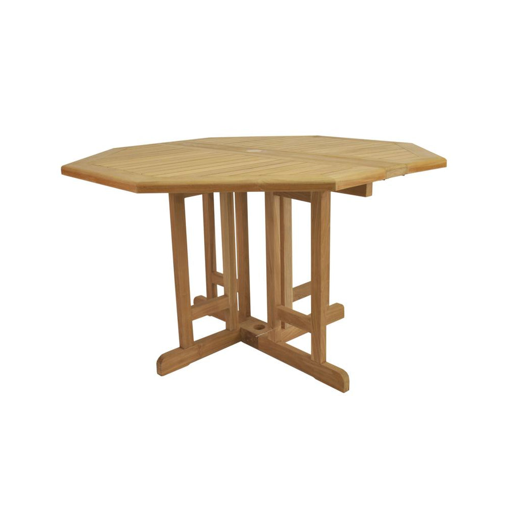 Butterfly 47" Octagonal Foldingtable By Anderson Teak | Outdoor Tables | Modishstore - 2