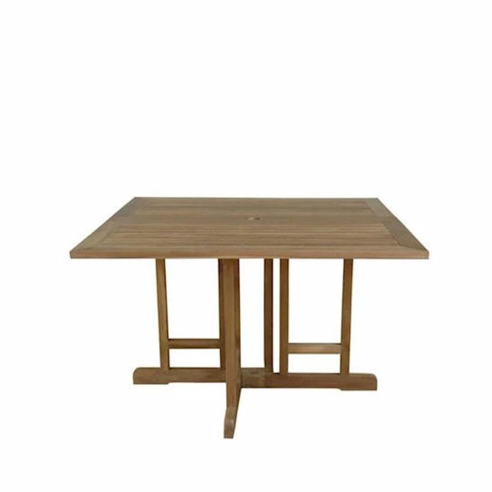 Montage 47" Square Folding Butterfly Table By Anderson Teak | Outdoor Tables | Modishstore