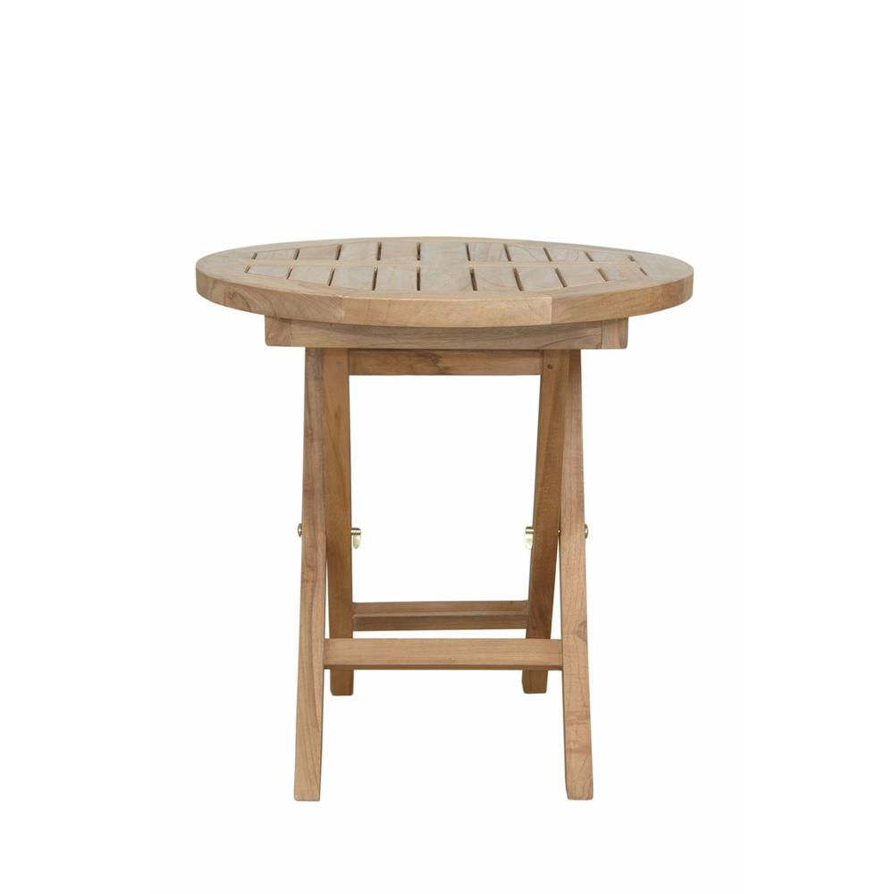 Montage 20" Round Folding Table By Anderson Teak | Outdoor Tables | Modishstore - 2