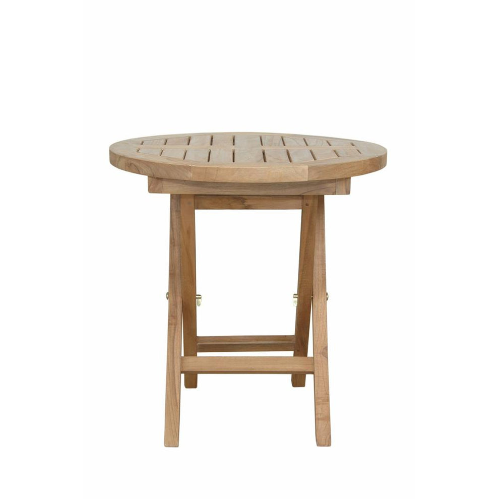 Montage 20" Round Folding Table By Anderson Teak | Outdoor Tables | Modishstore - 2