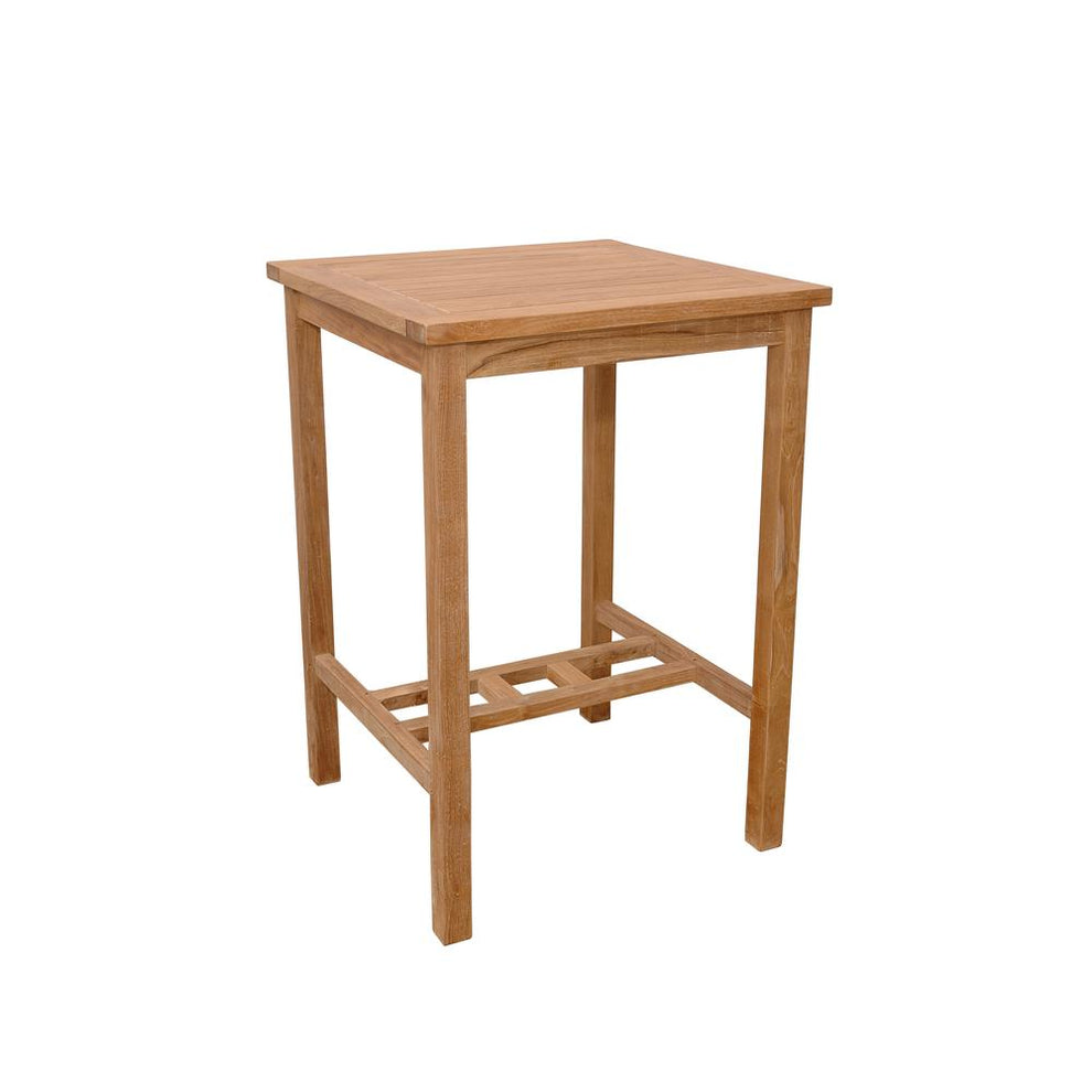 Avalon 27" Square Bar Table By Anderson Teak | Bar Tables | Modishstore - 2
