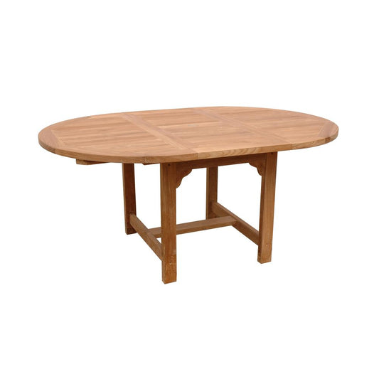 Bahama 67" Oval Extension Table By Anderson Teak | Outdoor Tables | Modishstore