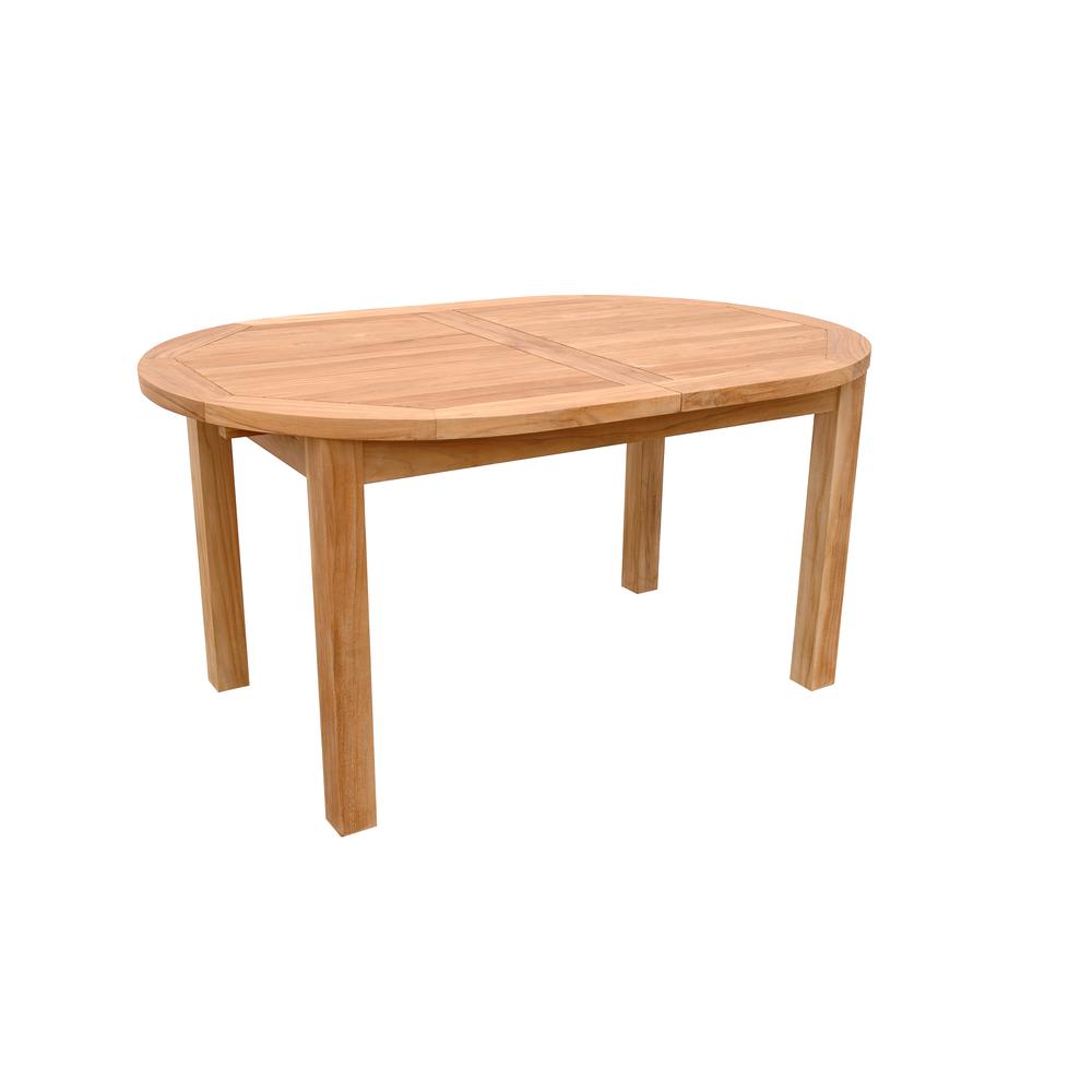Bahama 78" Oval Extension Table By Anderson Teak | Outdoor Tables | Modishstore