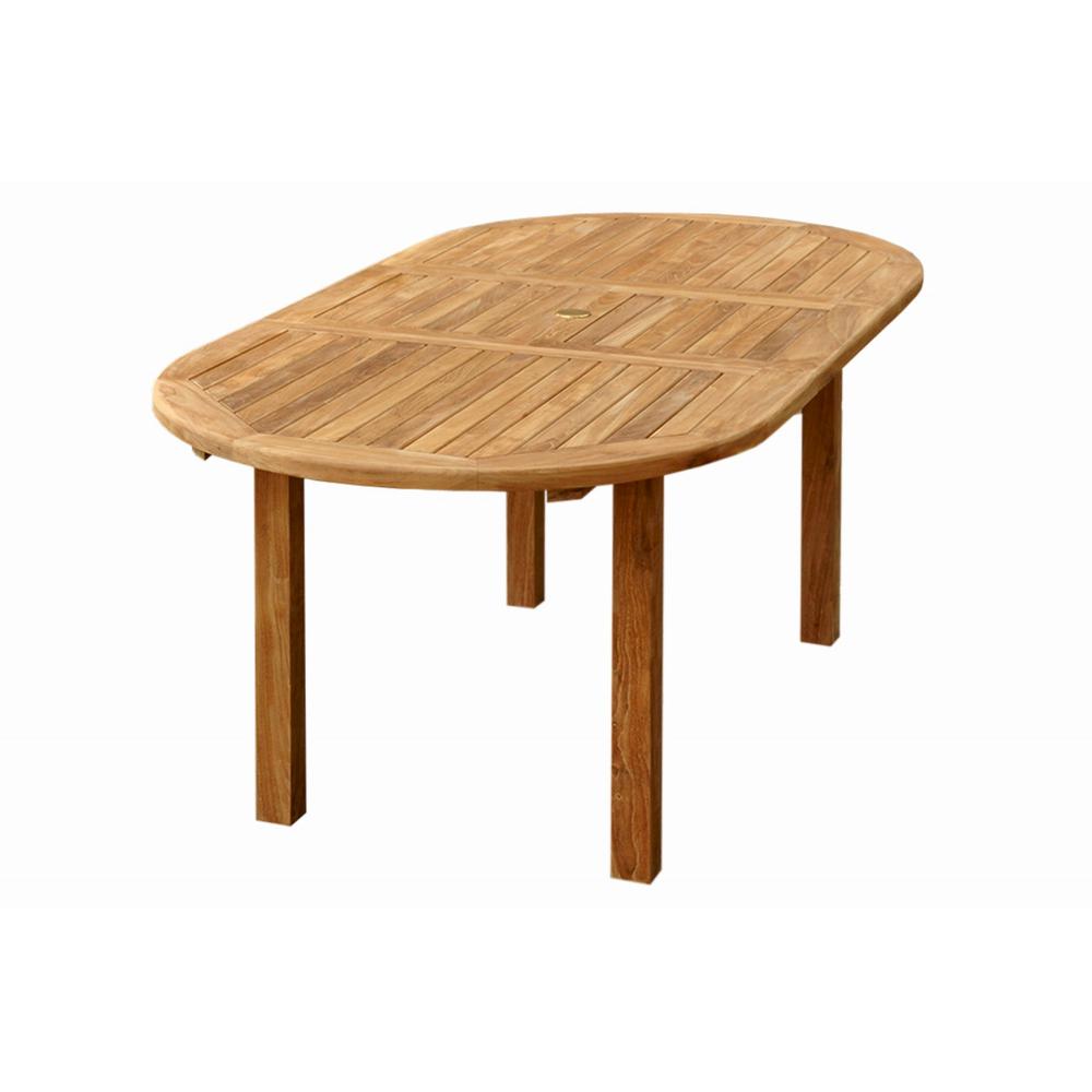 Bahama 78" Oval Extension Table By Anderson Teak | Outdoor Tables | Modishstore - 2
