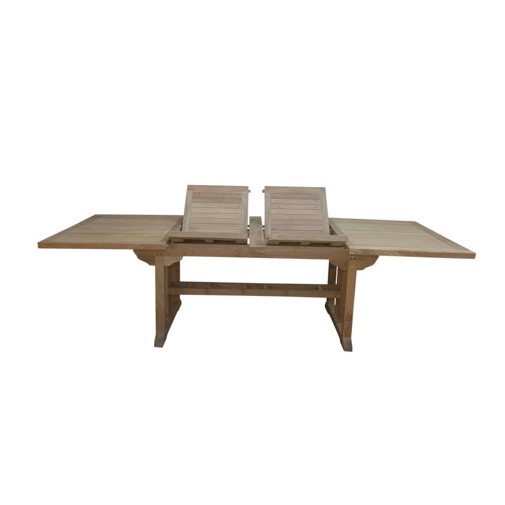 Sahara 106" Rectangular Double Ext. Table By Anderson Teak | Outdoor Tables | Modishstore - 2