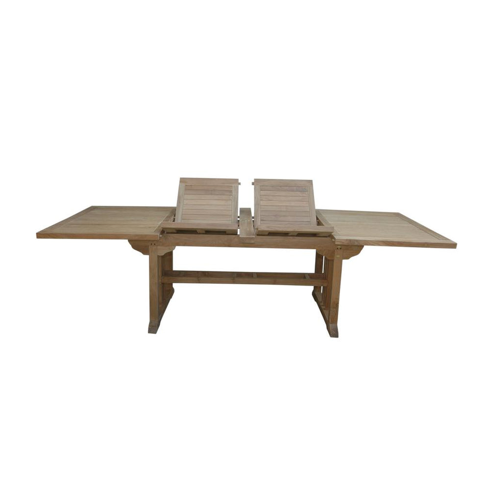 Sahara 106" Rectangular Double Ext. Table By Anderson Teak | Outdoor Tables | Modishstore - 2