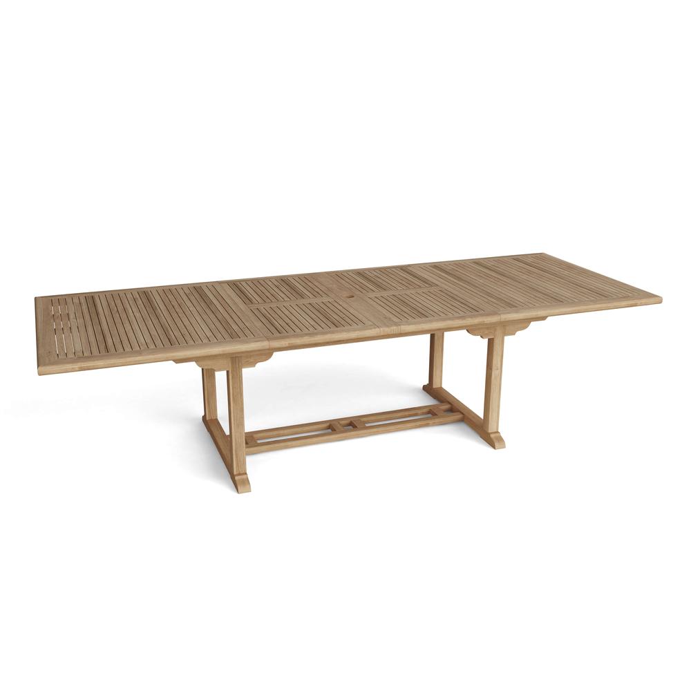 Valencia 117" Rectangular Table W/ Double Extensions By Anderson Teak | Outdoor Tables | Modishstore - 2