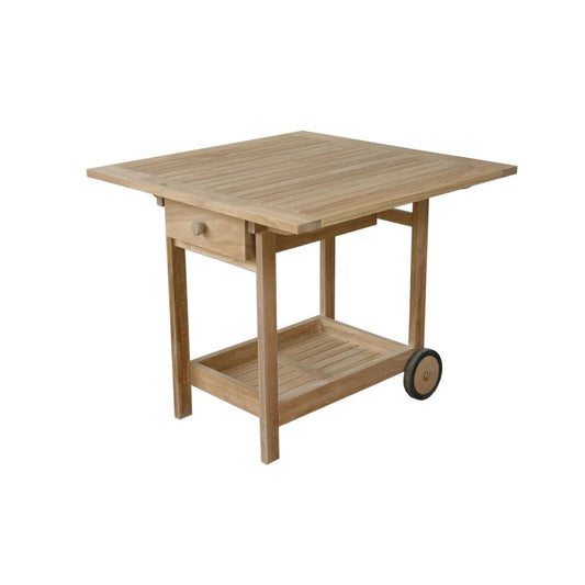 Danica Serving Table Trolley By Anderson Teak | Outdoor Tables | Modishstore