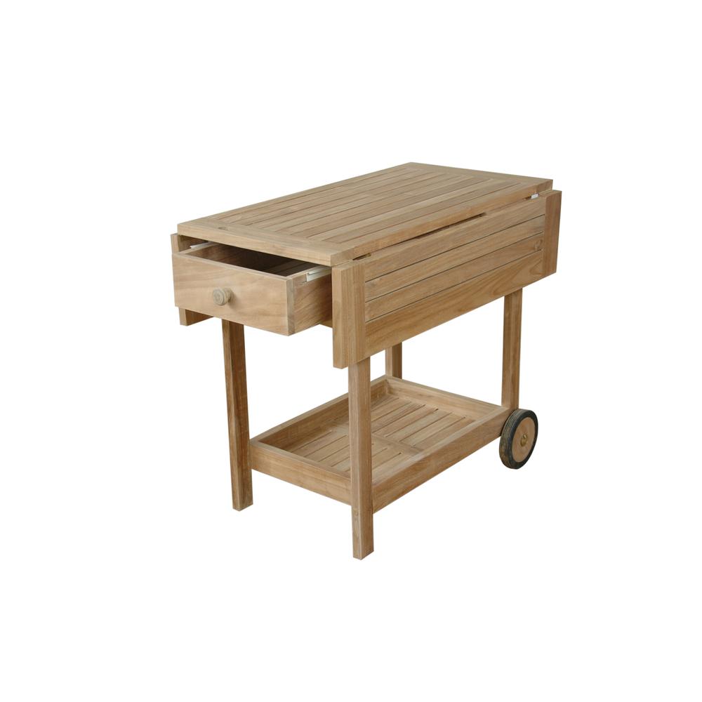 Danica Serving Table Trolley By Anderson Teak | Outdoor Tables | Modishstore - 2