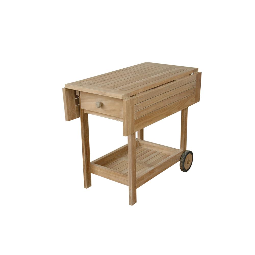 Danica Serving Table Trolley By Anderson Teak | Outdoor Tables | Modishstore - 3