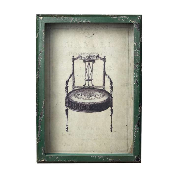 Picture Frame with French Antique Chair Print ELK Home | Chairs & Recliners | Modishstore