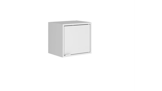 Manhattan Comfort Smart Floating Cube Cabinet in White | Cabinets | Modishstore