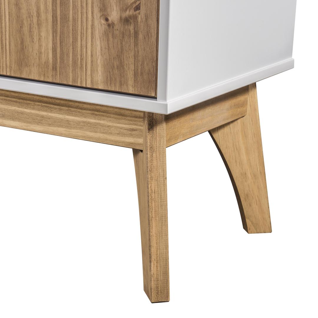 Manhattan Comfort Rustic Mid-Century Modern Jackie 49.4" High Dresser Cabinet | Cabinets | Modishstore-13