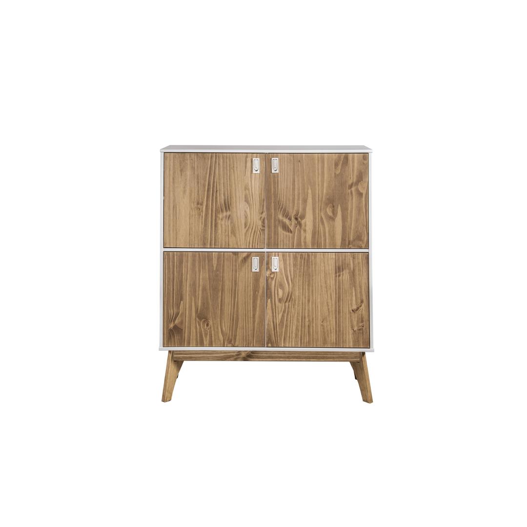 Manhattan Comfort Rustic Mid-Century Modern Jackie 49.4" High Dresser Cabinet | Cabinets | Modishstore-14
