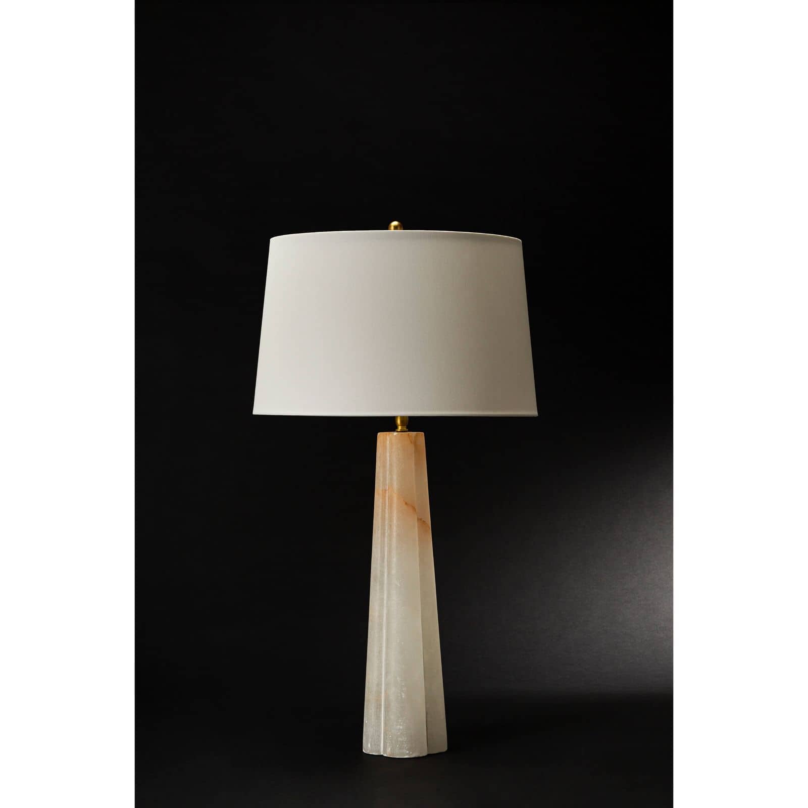 Quatrefoil Alabaster Table Lamp Large By Regina Andrew | Table Lamps | Modishstore - 2