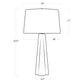 Quatrefoil Alabaster Table Lamp Large By Regina Andrew | Table Lamps | Modishstore - 6