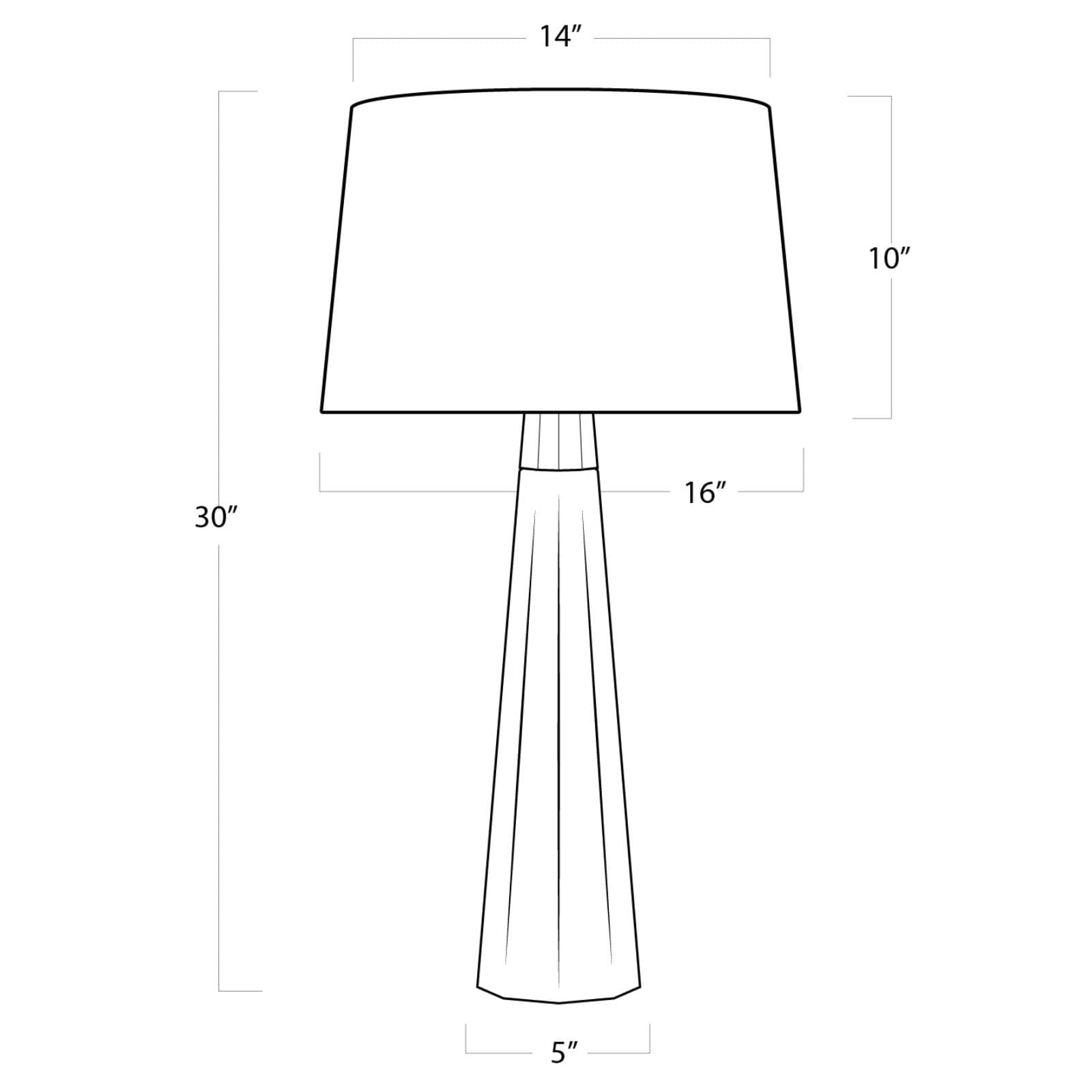 Beretta Concrete Table Lamp By Regina Andrew | Table Lamps | Modishstore - 3