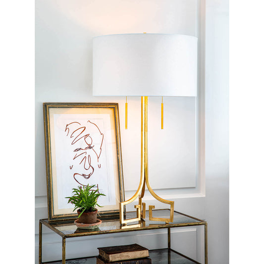 Le Chic Table Lamp Antique Gold Leaf By Regina Andrew | Table Lamps | Modishstore
