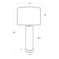 Scalloped Capiz Table Lamp By Regina Andrew | Table Lamps | Modishstore - 5