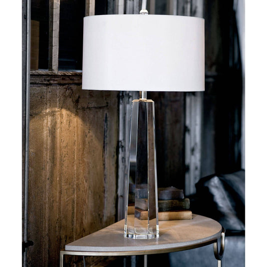Tapered Hex Crystal Table Lamp By Regina Andrew | Table Lamps | Modishstore