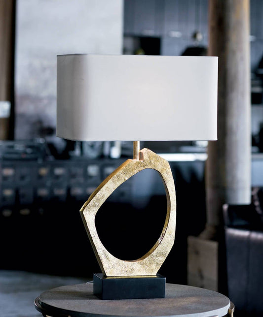 Manhattan Table Lamp Gold Leaf By Regina Andrew | Table Lamps | Modishstore