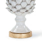 Leafy Artichoke Ceramic Table Lamp Off White By Regina Andrew | Table Lamps | Modishstore - 3