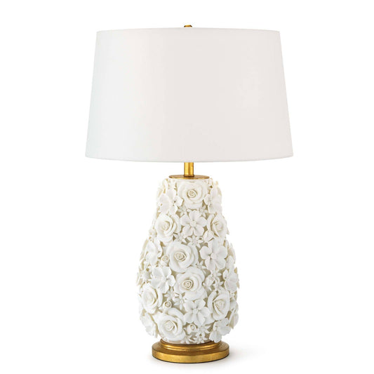 Alice Porcelain Flower Table Lamp By Regina Andrew | Table Lamps | Modishstore