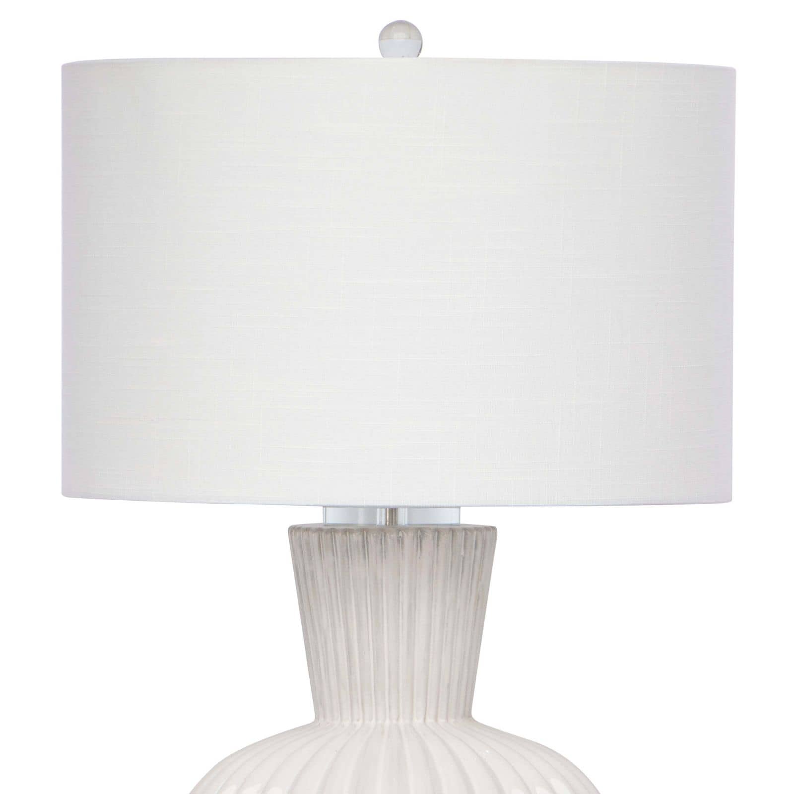 Madrid Ceramic Table Lamp White By Regina Andrew | Table Lamps | Modishstore - 5