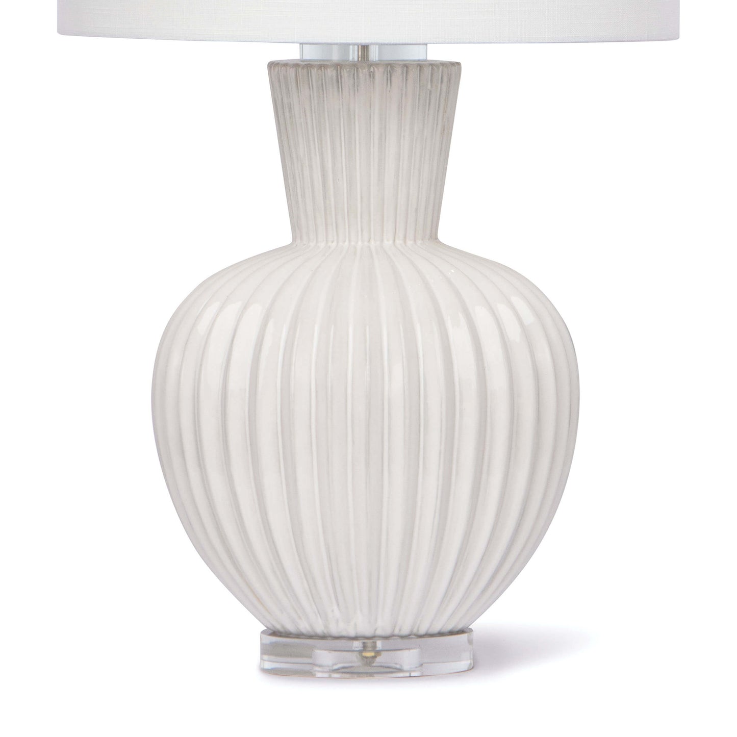 Madrid Ceramic Table Lamp White By Regina Andrew | Table Lamps | Modishstore - 4