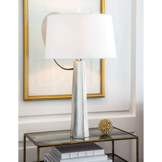 Celine Table Lamp Ambered Silver Leaf By Regina Andrew | Table Lamps | Modishstore