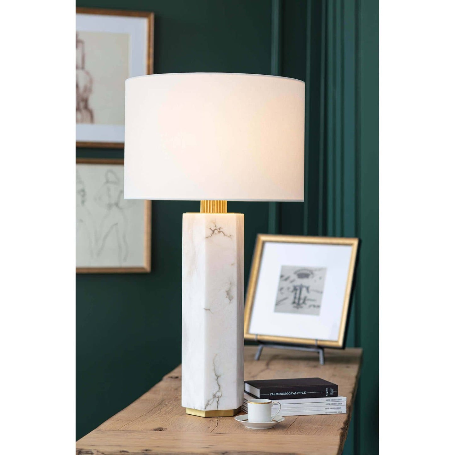 Gear Alabaster Table Lamp By Regina Andrew | Table Lamps | Modishstore