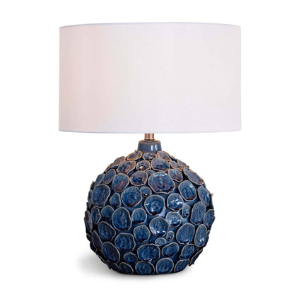 Lucia Ceramic Table Lamp Blue By Regina Andrew | Table Lamps | Modishstore - 2