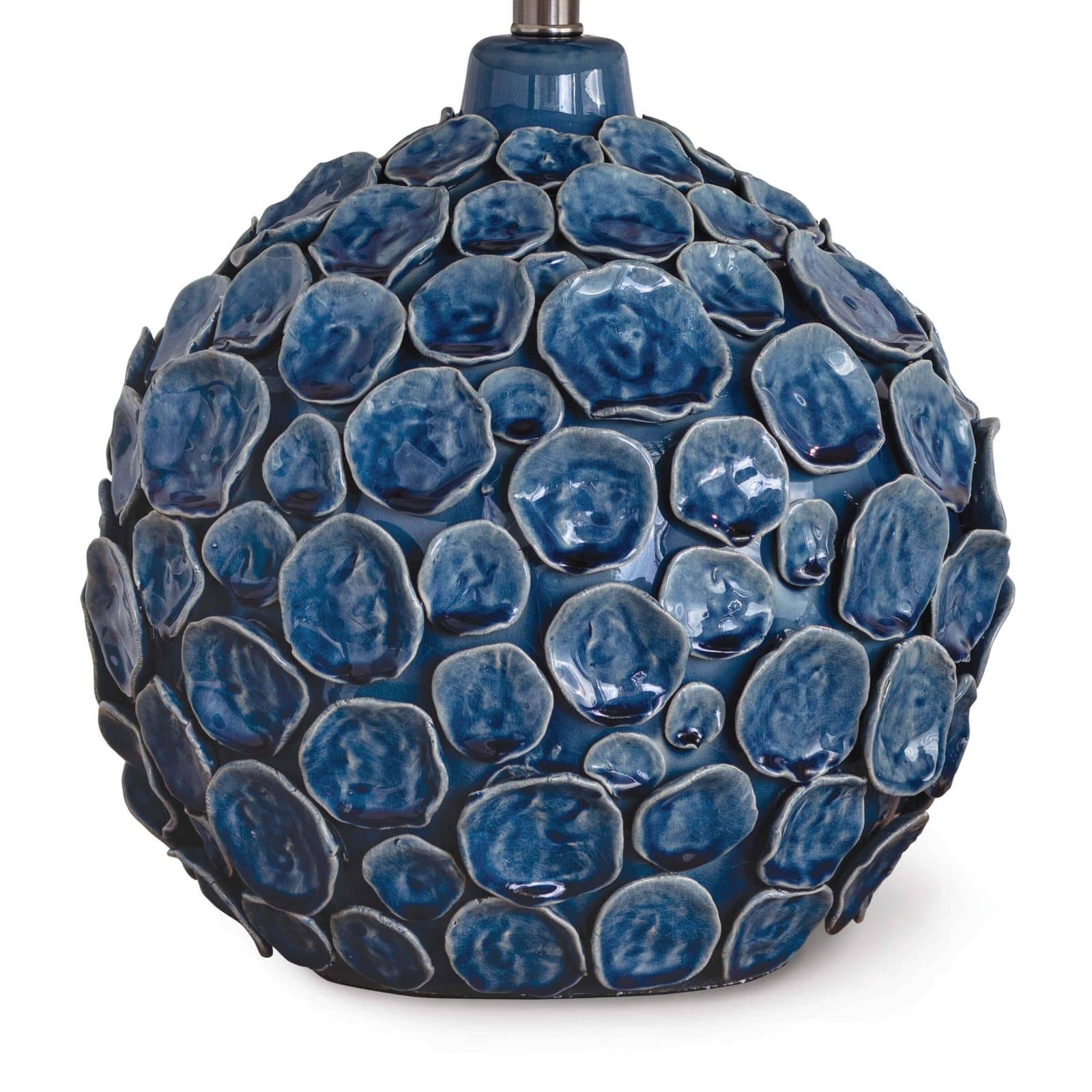 Lucia Ceramic Table Lamp Blue By Regina Andrew | Table Lamps | Modishstore - 4