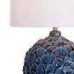 Lucia Ceramic Table Lamp Blue By Regina Andrew | Table Lamps | Modishstore - 3