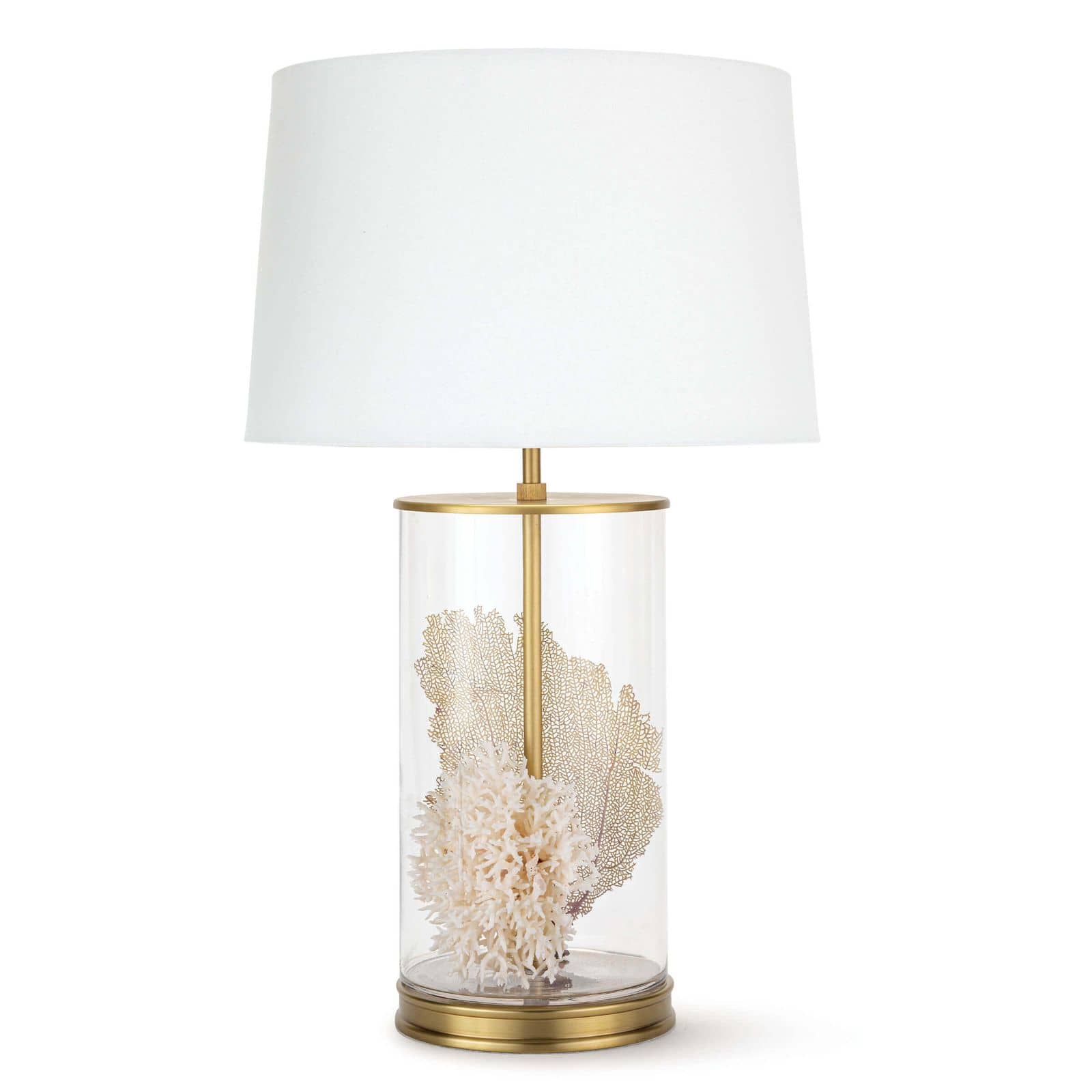 Magelian Glass Table Lamp Natural Brass By Regina Andrew | Table Lamps | Modishstore - 4