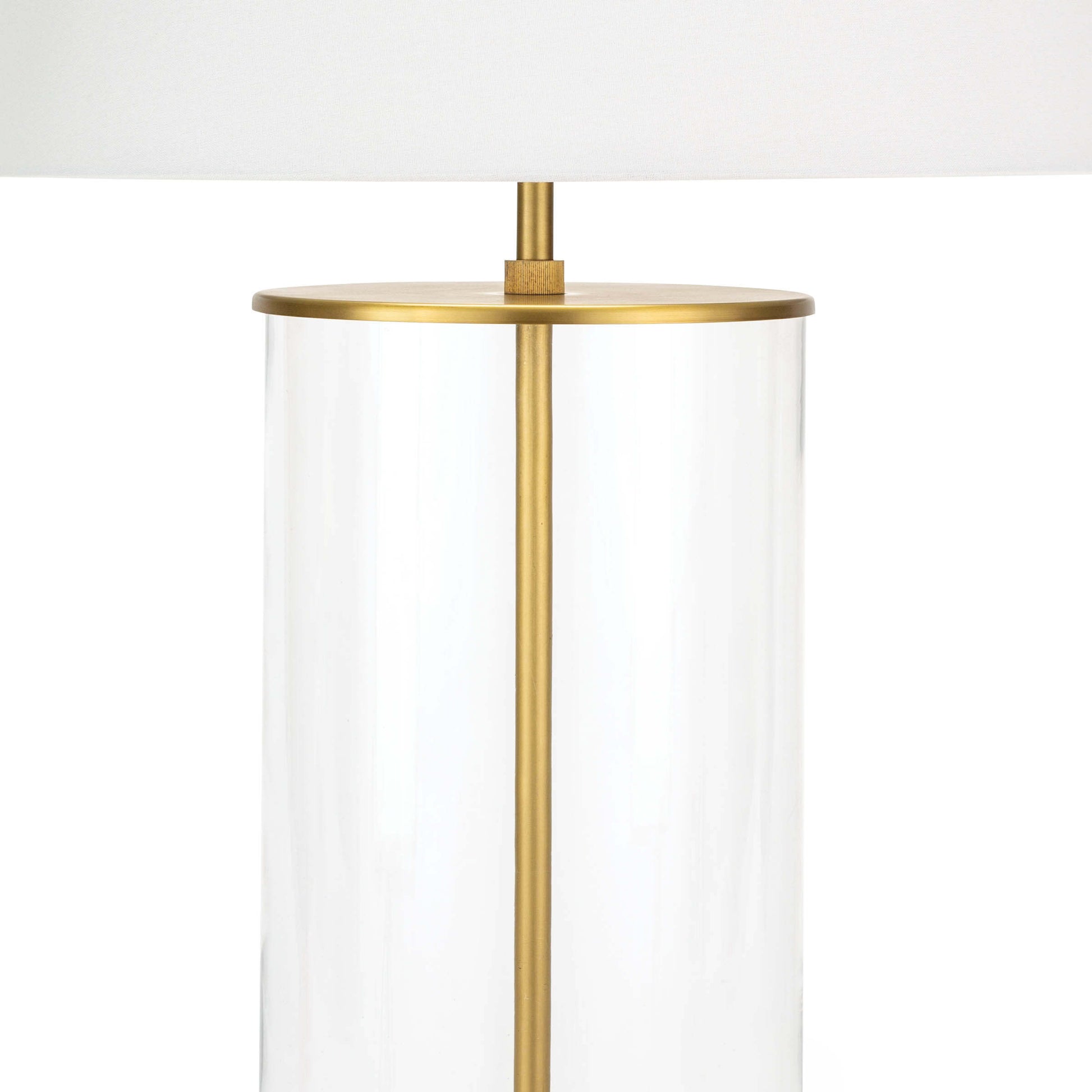 Magelian Glass Table Lamp Natural Brass By Regina Andrew | Table Lamps | Modishstore - 3