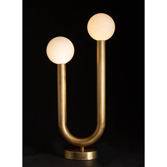 Happy Table Lamp Natural Brass By Regina Andrew | Table Lamps | Modishstore