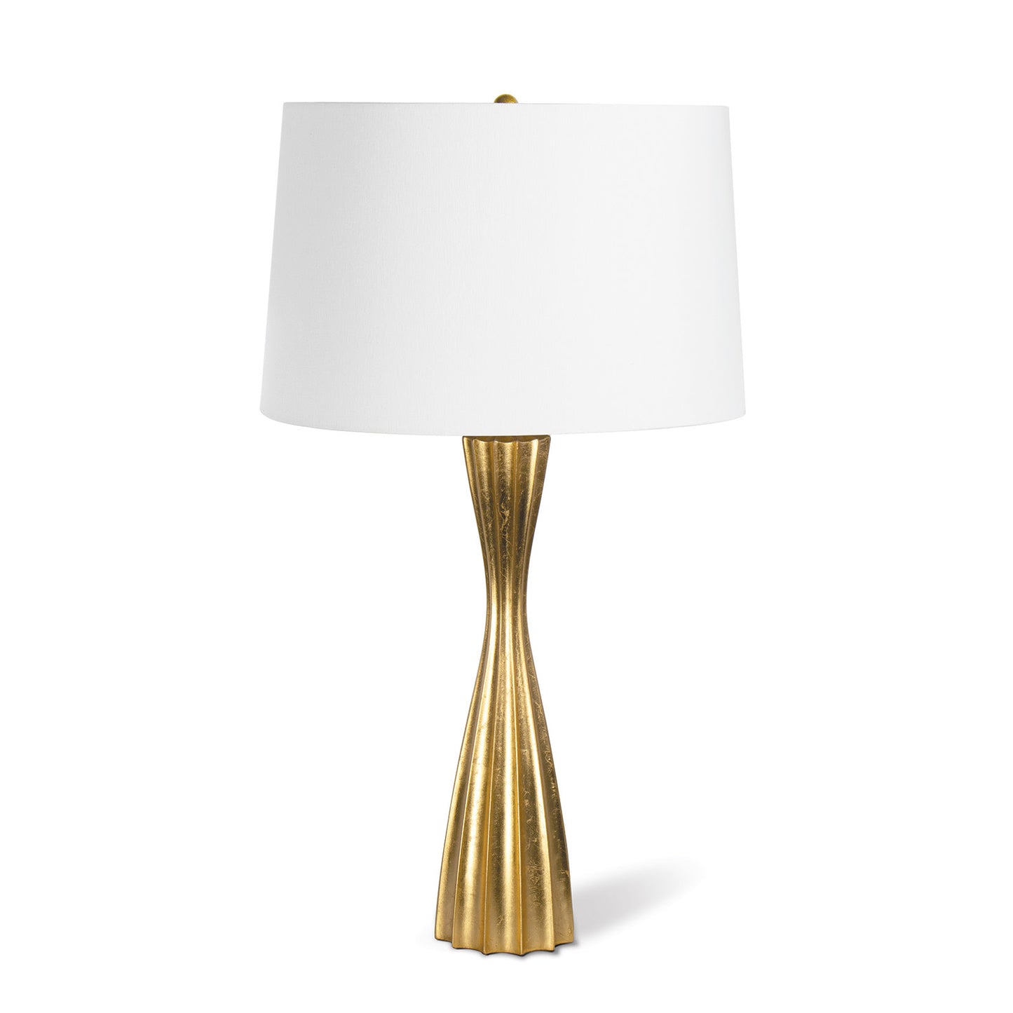 Naomi Resin Table Lamp Gold Leaf By Regina Andrew | Table Lamps | Modishstore - 2
