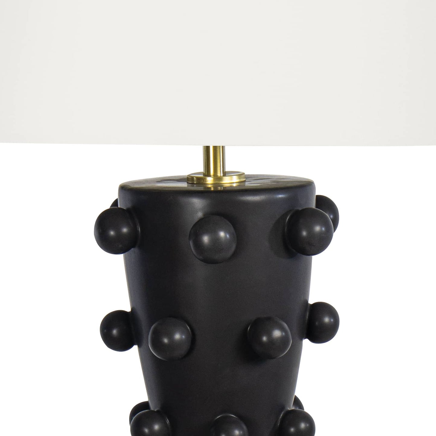 Pom Pom Ceramic Table Lamp Black By Regina Andrew | Table Lamps | Modishstore - 4