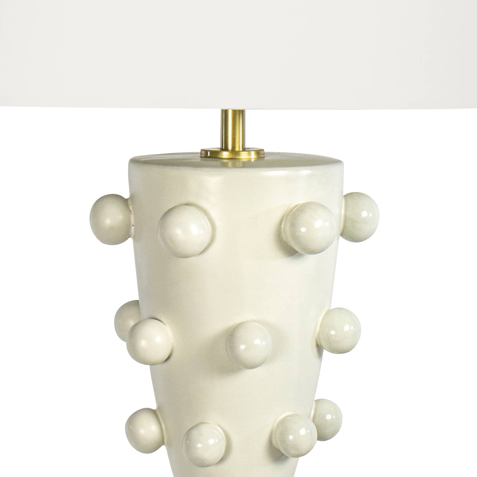 Pom Pom Ceramic Table Lamp Black By Regina Andrew | Table Lamps | Modishstore - 10