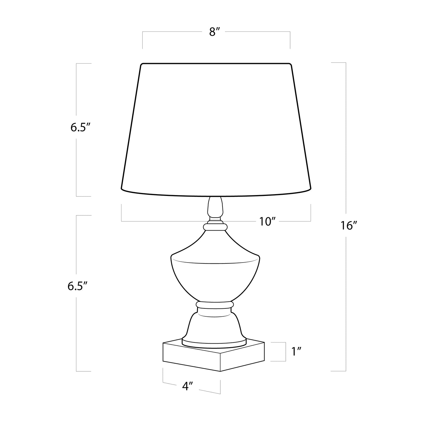 Beatrix Wood Mini Lamp By Regina Andrew | Table Lamps | Modishstore - 3