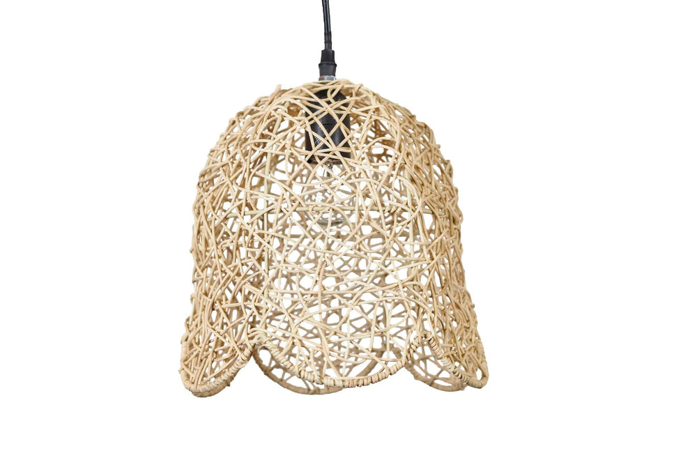 Tulip Rattan Pendant Light By Artisan Living-4