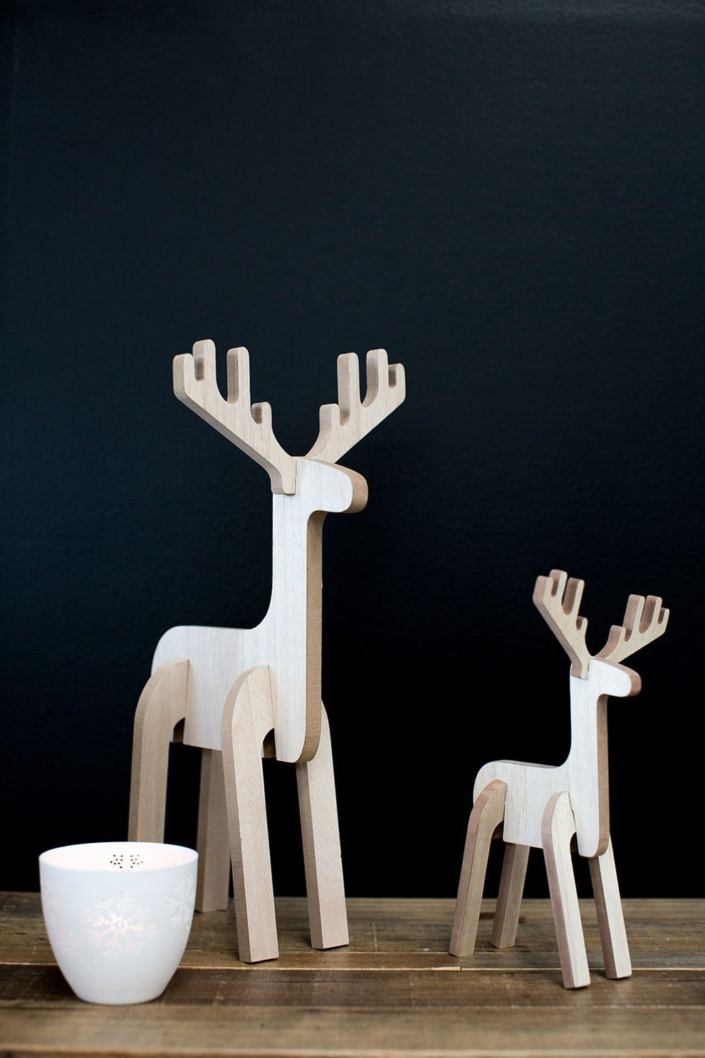 Blitzen Reindeer Set of 8 by Accent Decor | Ornaments | Modishstore - 1