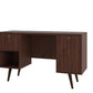Manhattan Comfort Edgar 1-Drawer Mid Century Office Desk | Desks | Modishstore-6