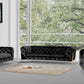 Divani Casa Sheila Modern Black Velvet Sofa Set | Modishstore | Sofas